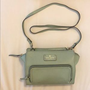 Kate Spade mint green crossbody bag